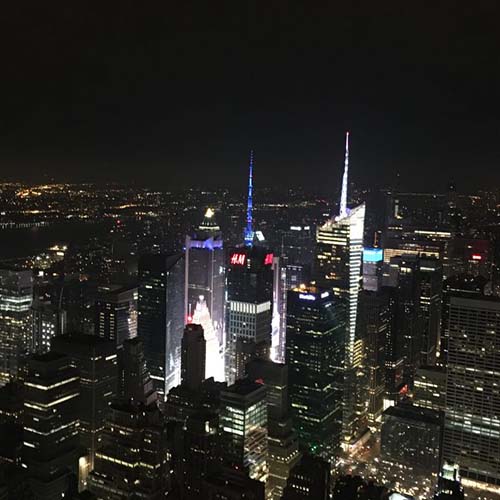 skyline new york la nuit vincent thepaut