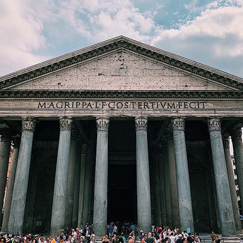 pantheon rome italie macartedumonde vincent thepaut