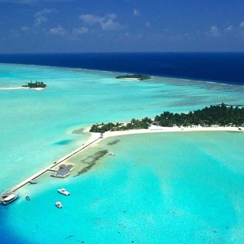 les maldives vue du ciel vincent thepaut