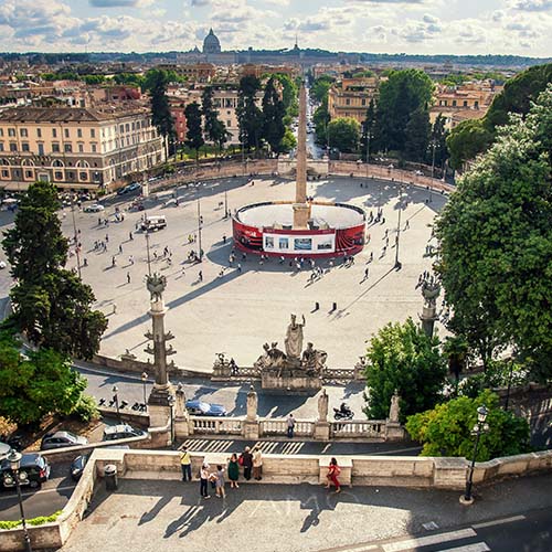 piazza del popolo rome vincent thepaut blog voyage